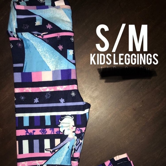 Newlularoe Frozen Elsa Leggings 